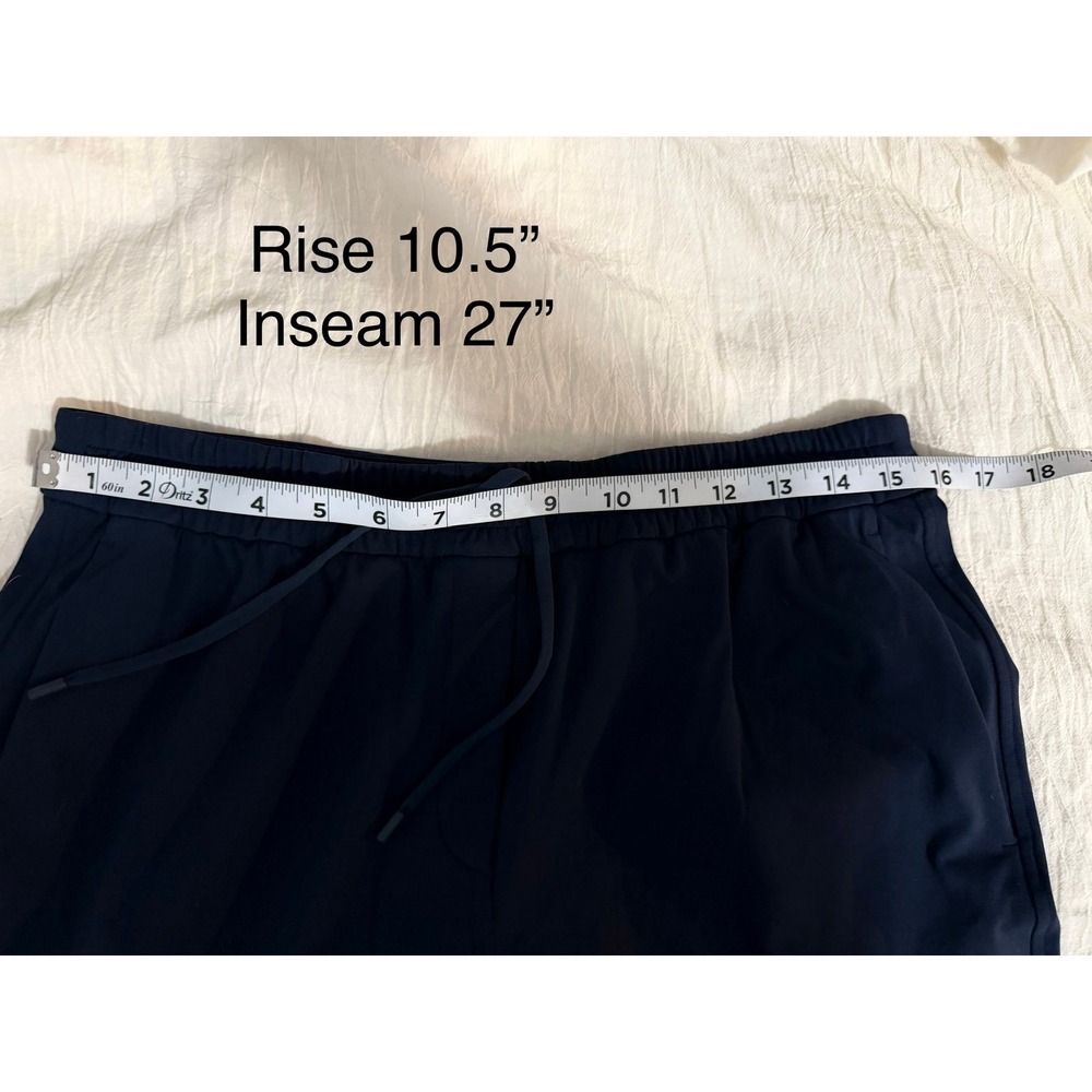 Lululemon Tapered Leg Mid Rise Pant 7/8 Length Luxtreme women's medium navy - Picture 7 of 7